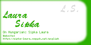 laura sipka business card